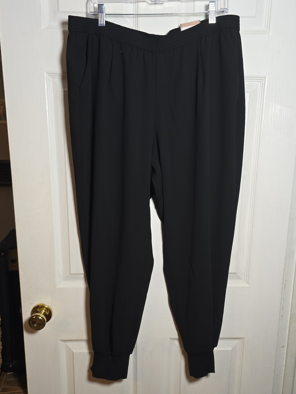 Chico's 3 16 XL Black Chic Track Pant 28in Pant Basic Black